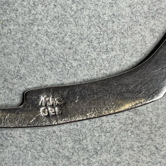 Erika Hult De Corral RIC Geometric AZTEC Sterling 925 17” Collar Necklace 6.75” - Picture 13 of 13